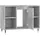 vidaXL Badschrank Betongrau 80x33x60 cm Holzwerkstoff