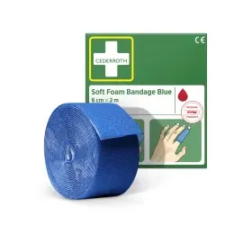 CEDERROTH Schaumbandage blau 6cm x