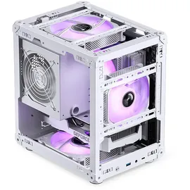 Jonsbo C6 White Micro-Tower PC-Gehäuse, Gaming-Gehäuse Weiß