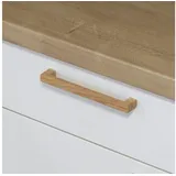 ekengriep Möbelgriff 252, Holzgriff aus Eiche für Küche, IKEA Schrank, Schubladen usw. beige Bohrlochabstand: 256mm