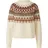 s.Oliver Strickpullover mit Jacquard-Muster Creme 48