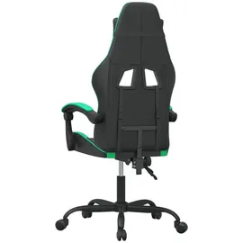 vidaXL Gaming-Stuhl Drehbar Schwarz und Grün PC