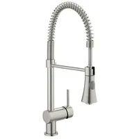 Camargue Merida Spültischarmatur  (Niederdruck, Edelstahl, Matt, Brausestrahl)