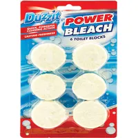 6 Stück Duzzit Power Bleichen WC-Block