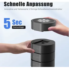 Merach Verstellbare 4-in-1 Kurzhanteln 2er Set 1-4 kg schwarz