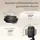 Songmics Standventilator 111,7 cm Schwarz
