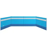 Outsunny Camping Windschutz 4 Paneele Sichtschutz mit Sichtfenster Tragetasche