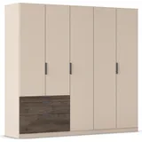 Rauch ORANGE Kleiderschrank Koda 226 x 210 cm Dekor Beige Champagner