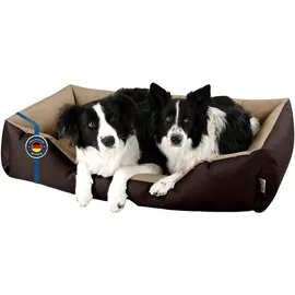 BedDog Hundebett XXL - Hundekissen - Hundekorb - Hundecouch - Hundesofa - Bezug abziehbar, Waschbar, für Mittel-Große Hunde