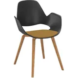 Esszimmerstuhl FALK Eiche Furnier dunkelgelb