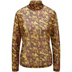 Stehkragen-Shirt BASLER gelb, 46