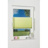 K-HOME Klemmfix-Plissee Pisa 120 x 130 cm Fenstergröße (Velux) Grün