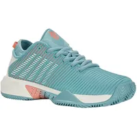 K-Swiss Performance Damen Hypercourt Supreme HB Tennis Shoe, Blanc de Blanc/Nile Blue/Desert Flower, 40 EU