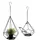DanDiBo Ambiente Blumenampel 64 x 82 cm Schwarz