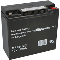Multipower MP22-12C 12V 22Ah zyklenfest