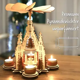 Brubaker Pyramiden-Teelichter 96 St. weiß