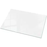 Gehärtet Glas Glastisch Rechteckig Tischplatte Für Esstisch Reines Weiß 100x70