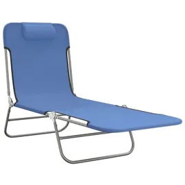 vidaXL Sonnenliege 58 x 58 x 23 cm Blau