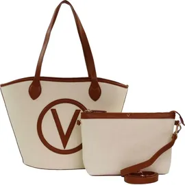 Valentino Covent Shopper Baumwolle Naturale/Nero