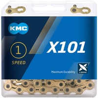 KMC X101 Kette, Ti-NI Gold, 112 Link