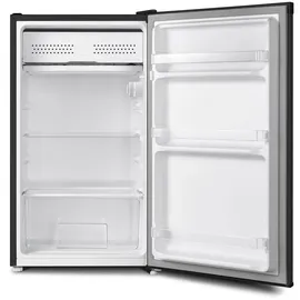 Respekta KG83S-52 Retro-Kühlschrank (92 l, 831 mm hoch,Schwarz)