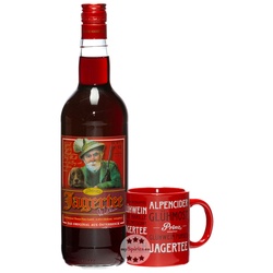 Prinz Jagertee Waldbeer mit Tasse