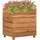 furnicato Hochbeet 50 x 40 x 55 cm Braun