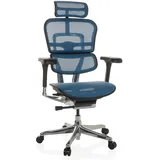 HJH Office Bürostuhl ERGOHUMAN GEN2 Netzstoff Blau