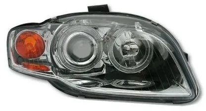 Kristallscheinwerfer für Audi A4 (2004–2008) – Chrom