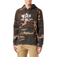 Alpha Industries Basic Camo Kapuzensweat für Herren Wdl Camo 65