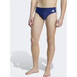 adidas 3-Streifen Badehose Blau/Weiß L