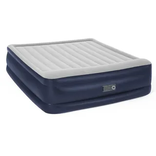 BESTWAY 67692 Double 203x193x56 Cm Doppel-luftbett Mit Eingebauter Pumpe - Multicolour - 203x193x56 cm