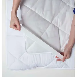 Homescapes Premium Matratzen-Topper 160 x 200 cm weiß