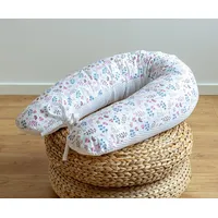 LOOLAY Stillkissen 170 cm Floral Rosa/Weiß