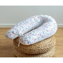 LOOLAY Stillkissen 170 cm Floral Rosa/Weiß
