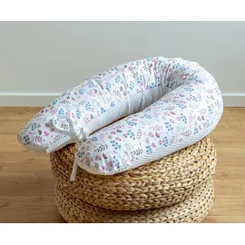 LOOLAY Stillkissen 170 cm Floral Rosa/Weiß