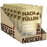 NESCAFÉ GOLD Original Nachfüllpack, löslicher Bohnenkaffee, Instant-Kaffee aus erlesenen Kaffeebohnen, koffeinhaltig, 6er Pack (6 x 150g)