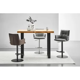 Landscape Bartisch rechteckig 80 x 105 x 140 cm Schwarz