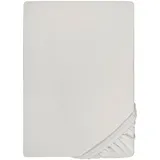 biberna 0077866 Jersey-Elastic 120 x 200 - 130 x 220 cm grau