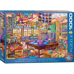 EUROGRAPHICS Puzzle EuroGraphics 6000-5859 Der Quilt Workshop Puzzle, 1000 Puzzleteile bunt