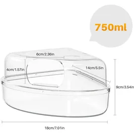 luxuskollektion Hamster Sand Bad Toilette Sand Container für Chinchilla