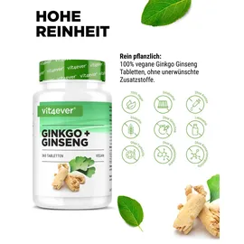 Vit4ever Ginkgo + Ginseng Tabletten 365 St.