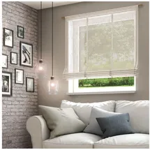 Neutex for you! Raffrollo Libre-ECO, mit Stangendurchzug, freihängend braun 60 cm x 140 cm