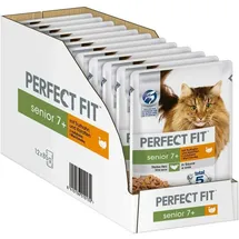 PERFECT FIT Senior 7+ Nassfutter mit Truthahn und Karotten 12 x 85 g