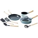 GreenPan Mayflower Topf-Set 4-tlg. inkl. 2 Pfannenwender + 2 Schöpflöffel