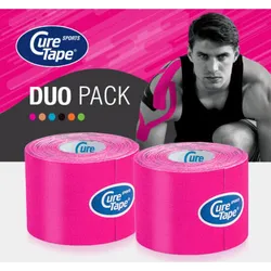 CureTape® SPORTS Kinesiotape  - Rabattsatz - Pink EINHEITSGRÖSSE