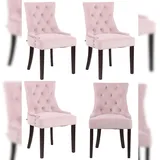CLP Esszimmerstuhl Aberdeen Samt pink