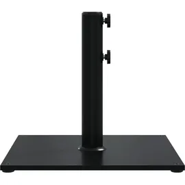 vidaXL Schirmständer Stahl 17 kg Quadratisch Schwarz