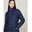 Tommy Tommy Jeans Damen Daunenmantel Hooded Down Coat Kunstpelz Blau Dark Night Navy XL XL