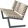 Plus Siesta Sofa 138 x 49 x 43 cm Schiefergrau